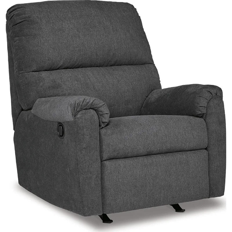 Miravel Rocker Recliner - Gunmetal