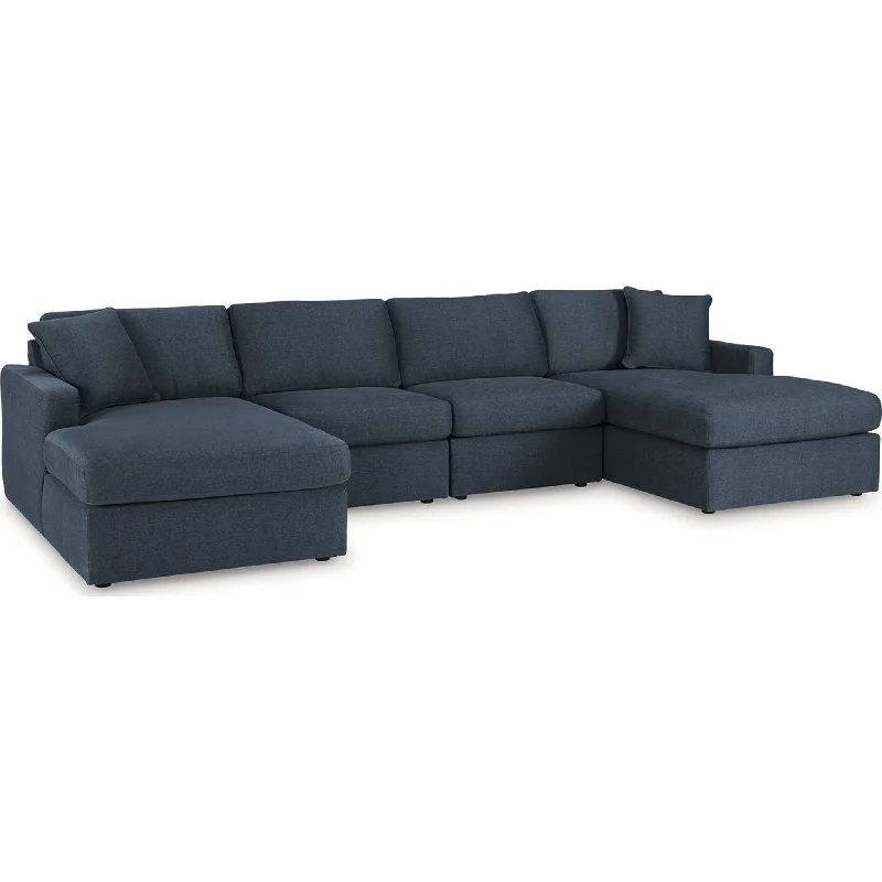 Modmax 4 Piece Sectional with Chaise - Ink