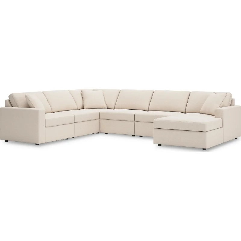 Modmax 6 Piece Modular Sectional with Chaise