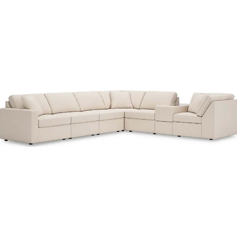 Modmax 7 Piece Modular Sectional with Storage Console