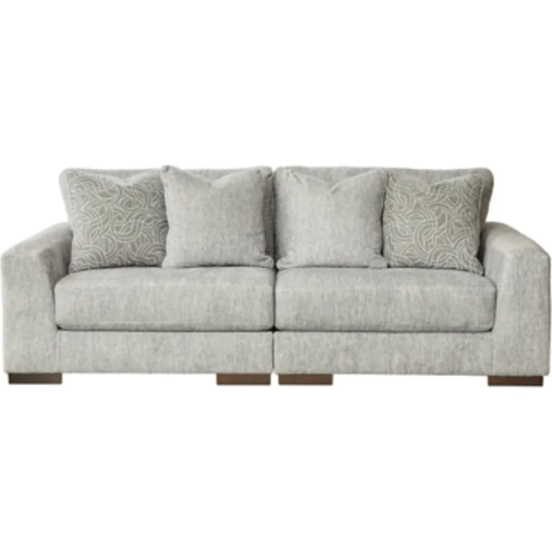 Regent Park 2 Piece Sectional - Pewter