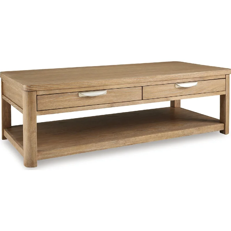 Rencott Coffee Table - Light Brown