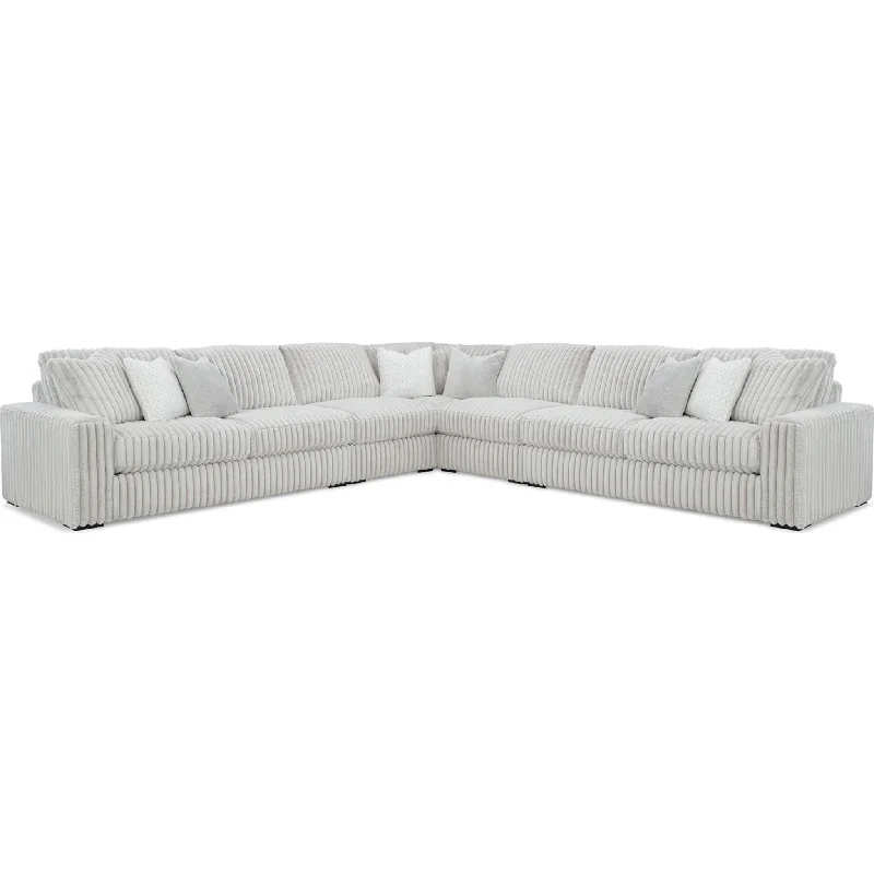 Stupendous 5 Piece Sectional - Alloy