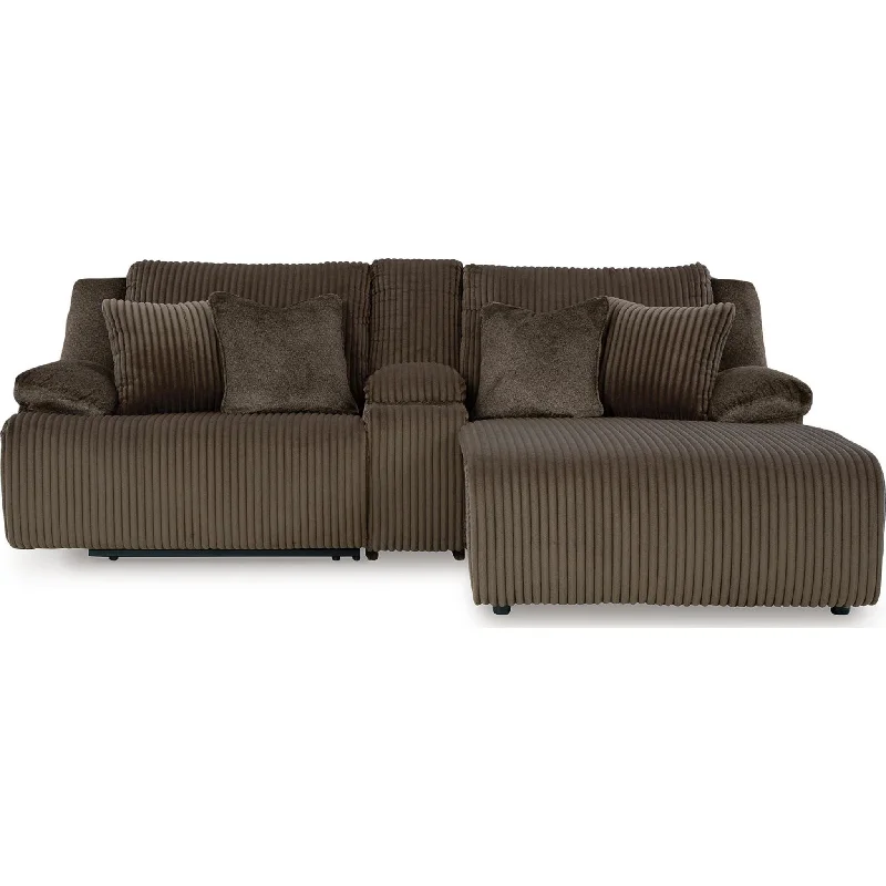 Top Tier 3 Piece Reclining Sectional