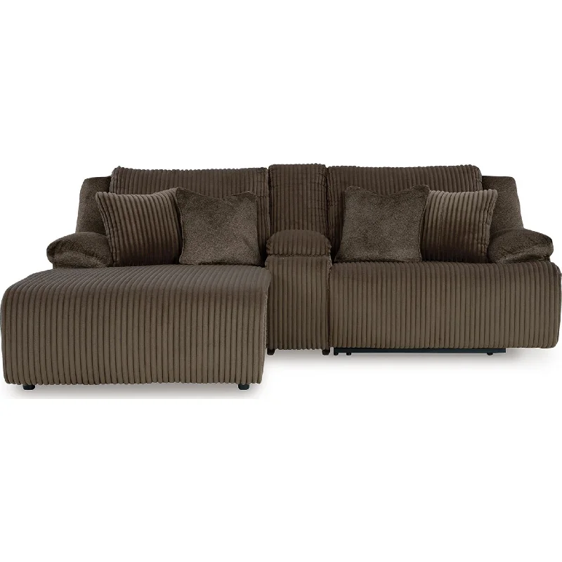 Top Tier 3 Piece Reclining Sectional