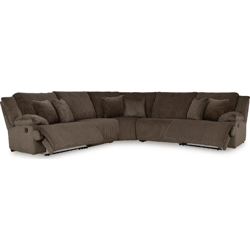 Top Tier 5 Piece Reclining Sectional