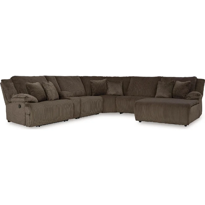 Top Tier 6 Piece Reclining Sectional