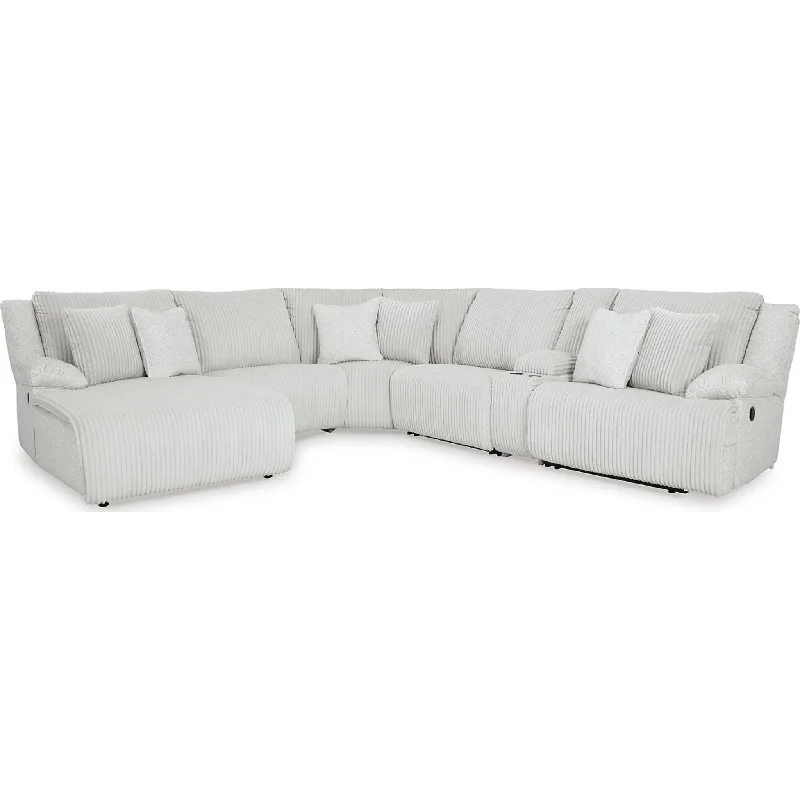 Top Tier 6 Piece Reclining Sectional