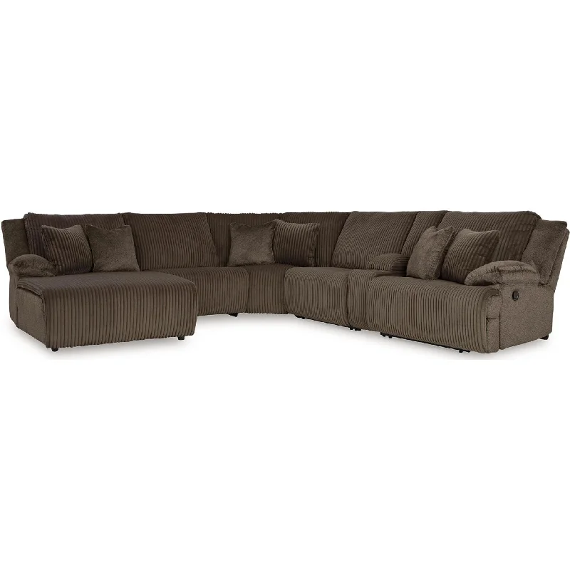 Top Tier 6 Piece Reclining Sectional