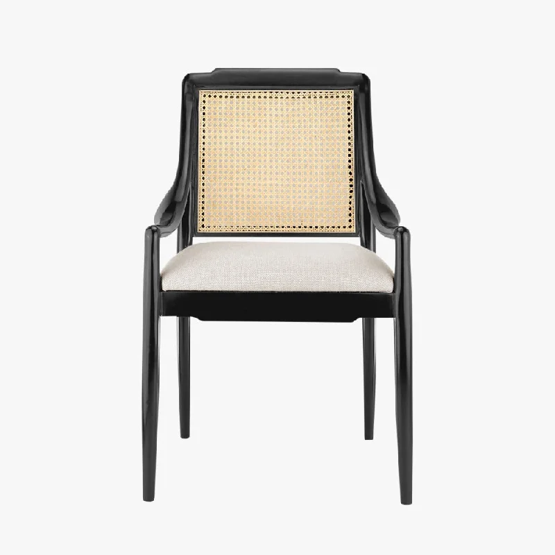 Aiden Black Arm Chair