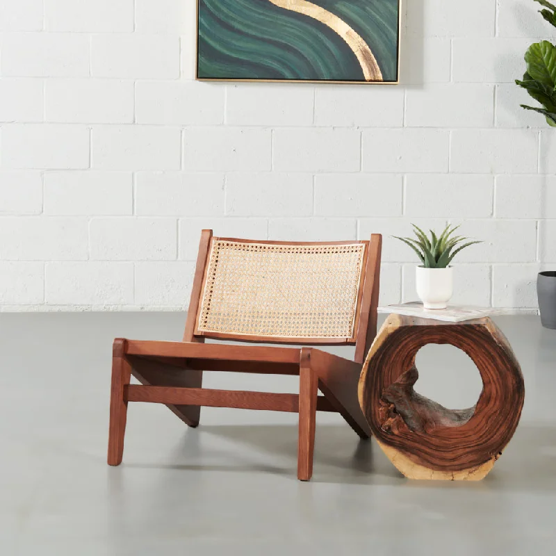 CANBERRA - Natural Wood Lounge Chair