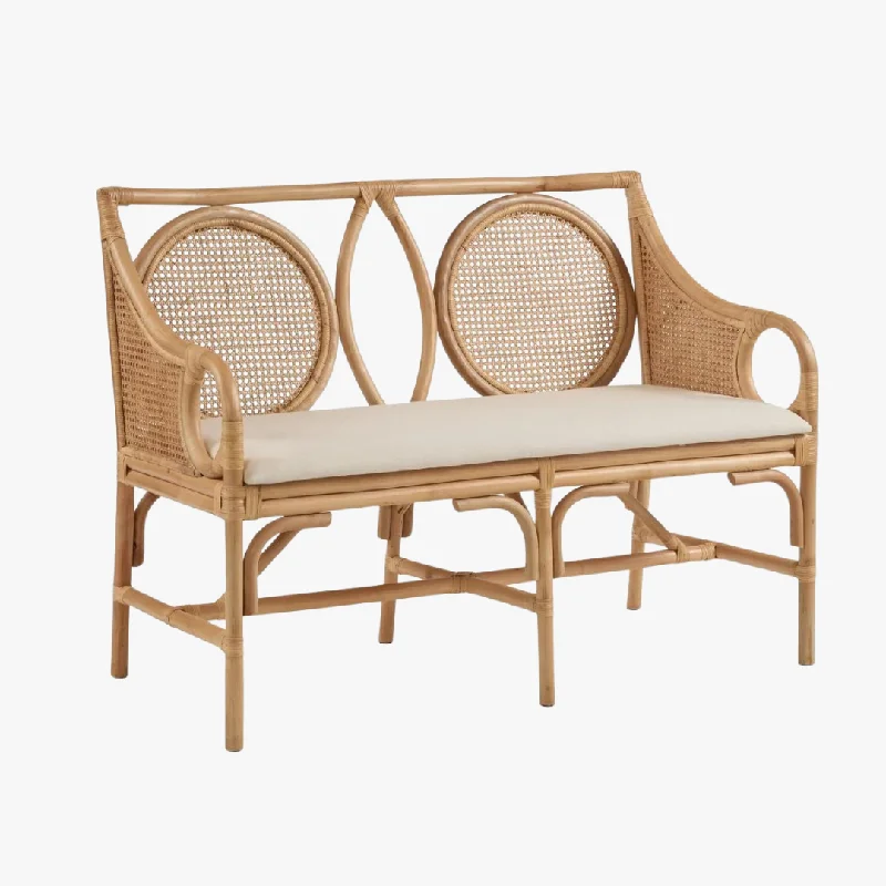 Deauville Rattan Bench