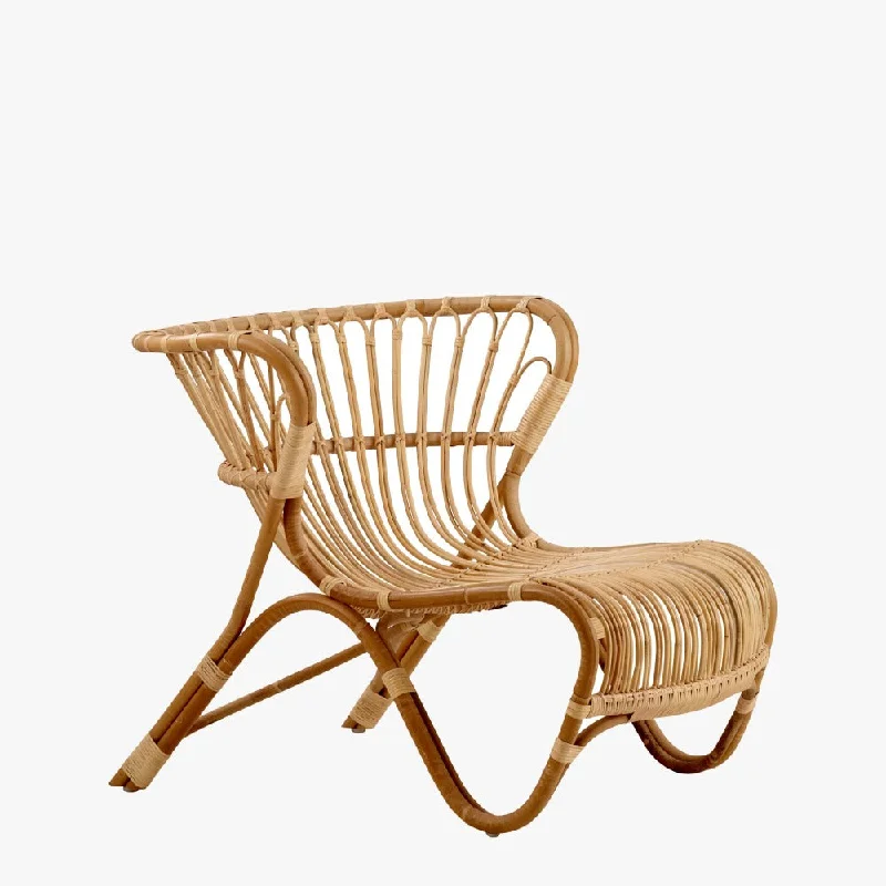 Fox Natural Rattan Lounge Chair