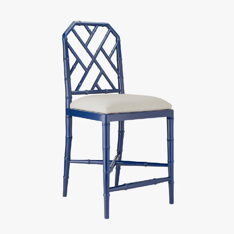 Jardin Sea Blue Counter Stool