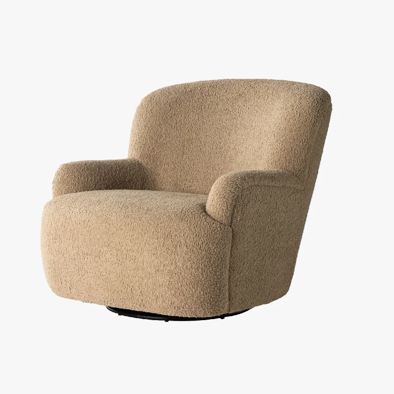 Kade Camel Swivel Chair