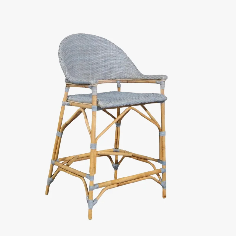 Newport Coastal Blue Counter Stool