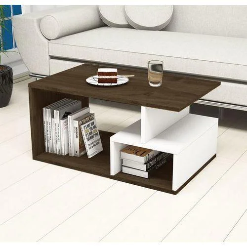 Dual coffee table With Wood Legs