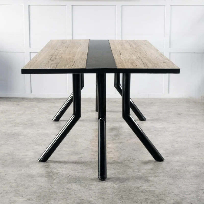 Eclectic 6 man Conference Table