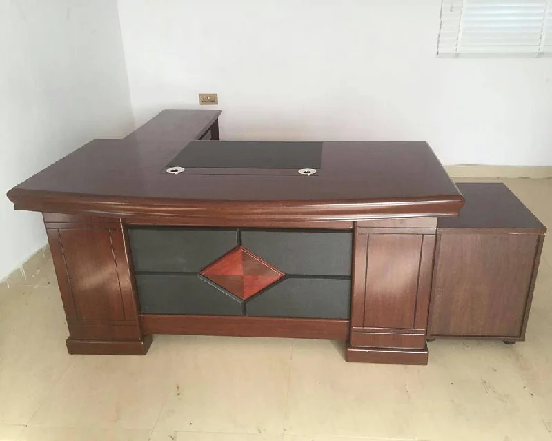 Modern Executive Office Table With Extension 1.4m