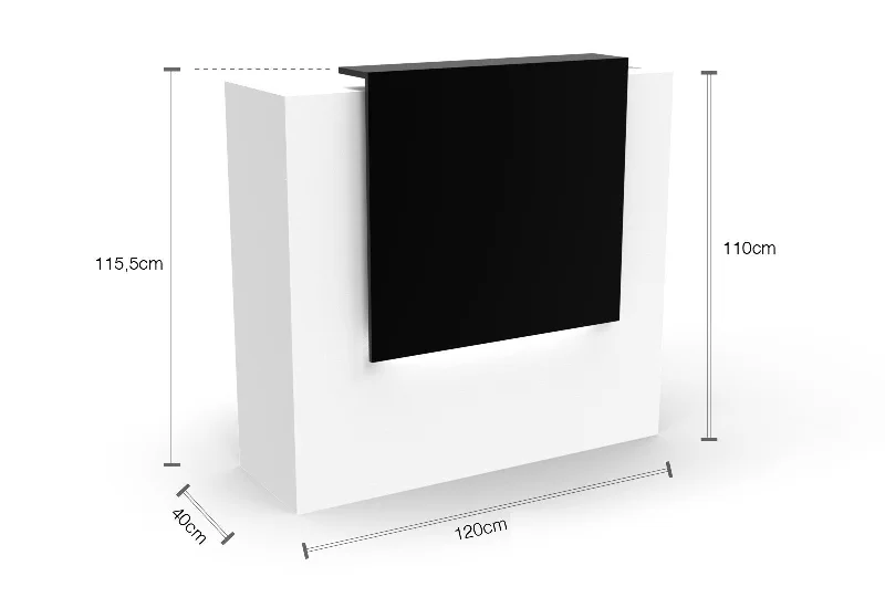 Modern Wood Reception Table - 1.2m