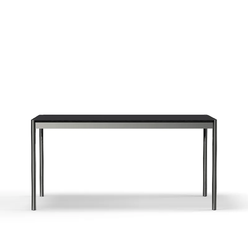 USM Haller table black linoleum (T59)