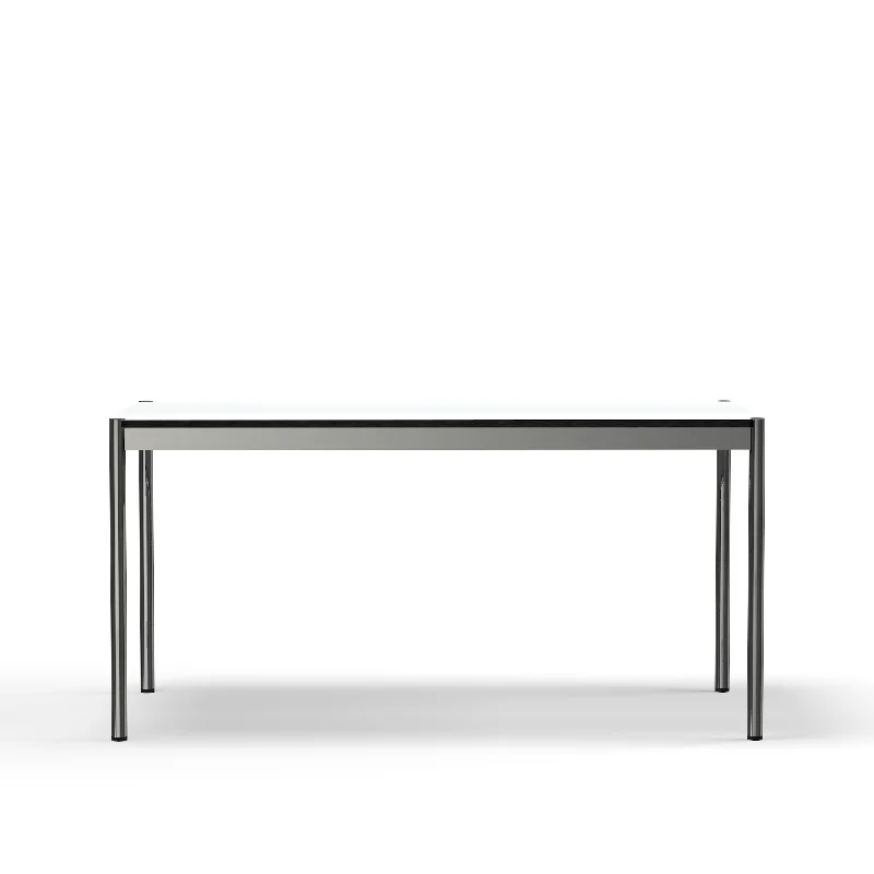 USM Haller table pearl gray white laminate (T59)