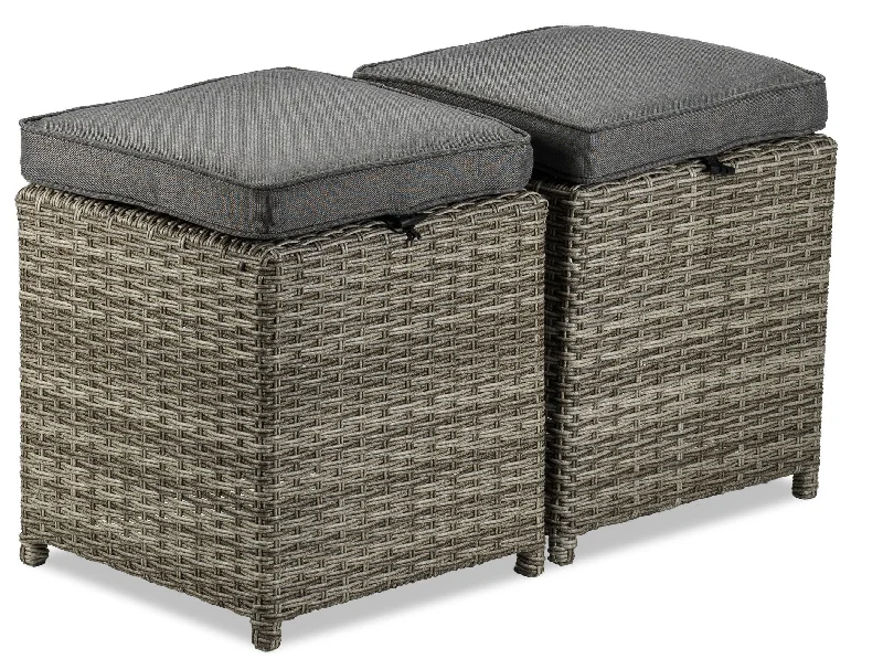 Melville One - Outdoor Ottoman