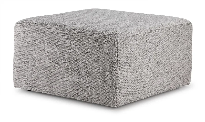 Celeste Square Ottoman - Grey