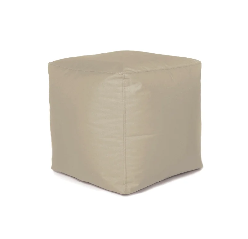 Outdoor Cube Ottoman - Khaki